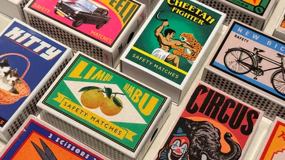 beautiful collection of matchboxes