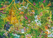 Deep Jungle - A 2000 Piece Cartoon im Dreieck Jigsaw Puzzle by Michael Ryba - HEYE-29892 - Thumbnail Image