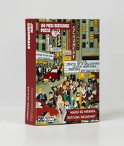Bustling Broadway - A 150 Piece Artist Jigsaw Puzzle by Mario Miranda - Thumbnail Image