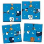 Crazy9 Wachtmeister Cats - A 9 Piece Jigsaw Puzzle by Rosina Wachtmeister - Image 2 Thumbnail