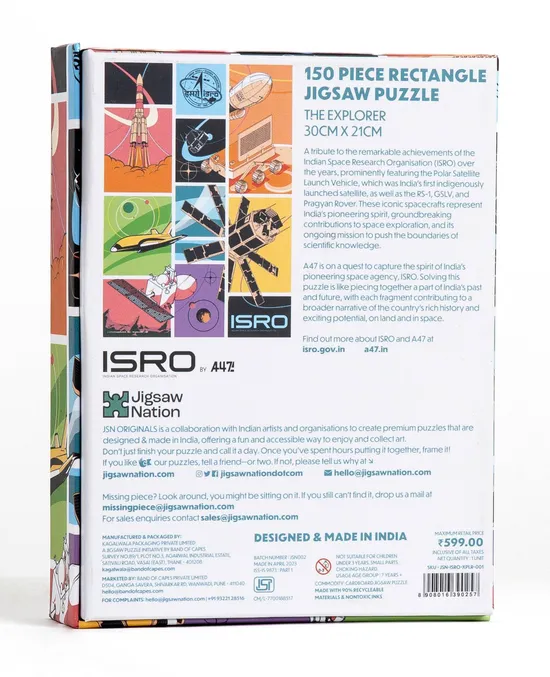 The Explorer - A 150 Piece ISRO Jigsaw Puzzle by A47 - Image 4
