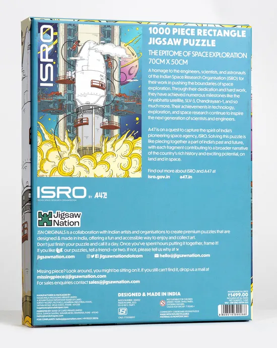 The Epitome of Space Exploration - A 1000 Piece ISRO Jigsaw Puzzle by A47 - Image 4