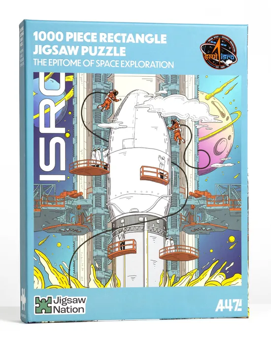 The Epitome of Space Exploration - A 1000 Piece ISRO Jigsaw Puzzle by A47 - Image 1