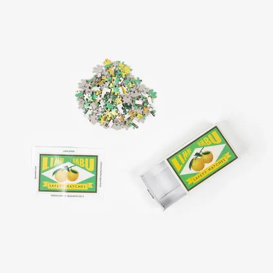 Limbu Nimbu - A 150 Piece Matchbox Jigsaw Puzzle by Murtaza M. Bookwala - Image 3