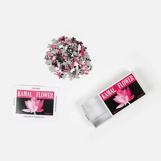Kamal Flower - A 99 Piece Matchbox Jigsaw Puzzle by Murtaza M. Bookwala - Image 3