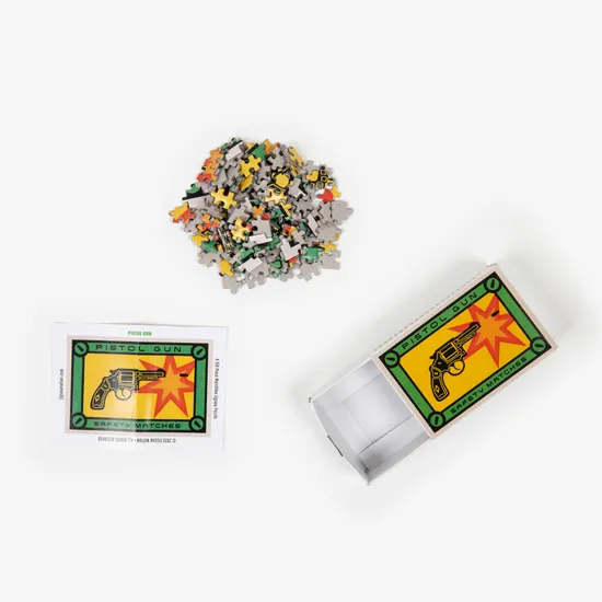 Pistol Gun - A 99 Piece Matchbox Jigsaw Puzzle by Murtaza M. Bookwala - Image 3