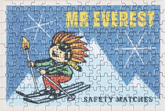 Mr Everest - A 99 Piece Matchbox Jigsaw Puzzle by Murtaza M. Bookwala - Image 2