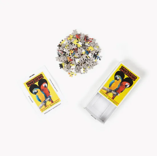 Love Birds - A 99 Piece Matchbox Jigsaw Puzzle by Murtaza M. Bookwala - Image 3