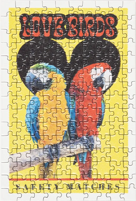 Love Birds - A 150 Piece Matchbox Jigsaw Puzzle by Murtaza M. Bookwala - Image 2