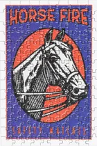 Horse Fire - A 150 Piece Matchbox Jigsaw Puzzle by Murtaza M. Bookwala - Image 2 Thumbnail