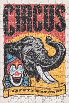 Circus - A 150 Piece Matchbox Jigsaw Puzzle by Murtaza M. Bookwala - Image 2 Thumbnail