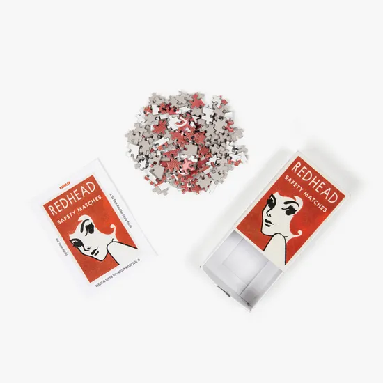 Redhead - A 99 Piece Matchbox Jigsaw Puzzle by Murtaza M. Bookwala - Image 3