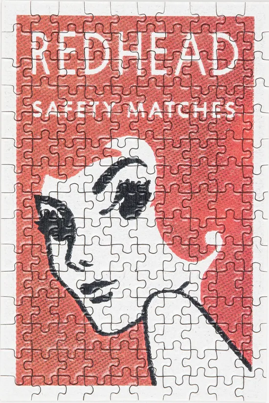 Redhead - A 99 Piece Matchbox Jigsaw Puzzle by Murtaza M. Bookwala - Image 2