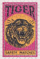 Tiger - A 150 Piece Matchbox Jigsaw Puzzle by Murtaza M. Bookwala - Image 2 Thumbnail