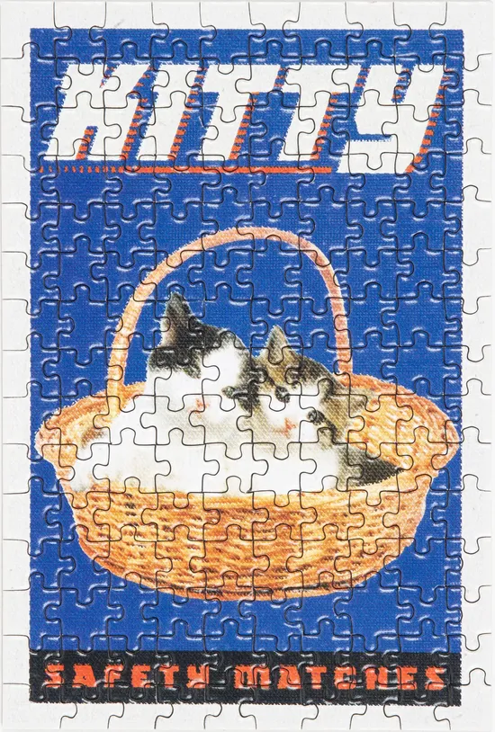 Kitty - A 150 Piece Matchbox Jigsaw Puzzle by Murtaza M. Bookwala - Image 2