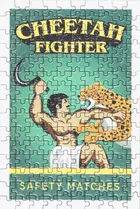 Cheetah Fighter - A 150 Piece Matchbox Jigsaw Puzzle by Murtaza M. Bookwala - Image 2 Thumbnail