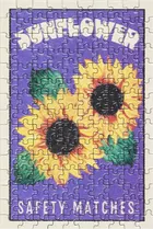 Sunflower - A 150 Piece Matchbox Jigsaw Puzzle by Murtaza M. Bookwala - Image 2 Thumbnail