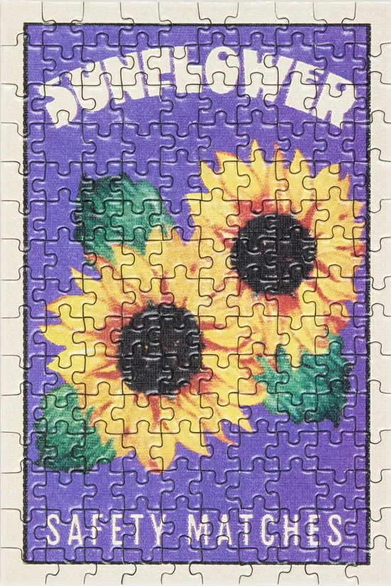 Sunflower - A 150 Piece Matchbox Jigsaw Puzzle by Murtaza M. Bookwala - Image 2