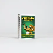 Cheetah Fighter - A 99 Piece Matchbox Jigsaw Puzzle by Murtaza M. Bookwala - Thumbnail Image