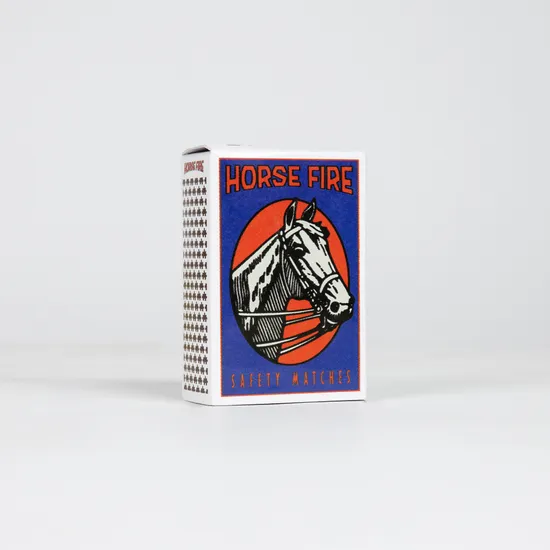 Horse Fire - A 150 Piece Matchbox Jigsaw Puzzle by Murtaza M. Bookwala - Image 1