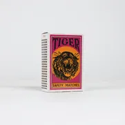 Tiger - A 99 Piece Matchbox Jigsaw Puzzle by Murtaza M. Bookwala - Thumbnail Image