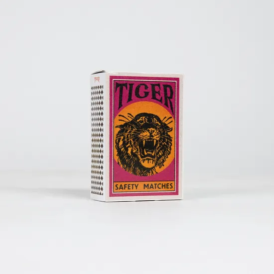 Tiger - A 150 Piece Matchbox Jigsaw Puzzle by Murtaza M. Bookwala - Image 1