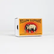 Yellow Elephant - A 99 Piece Matchbox Jigsaw Puzzle by Murtaza M. Bookwala - Thumbnail Image