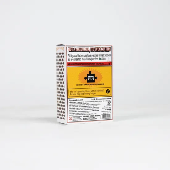 Yellow Elephant - A 99 Piece Matchbox Jigsaw Puzzle by Murtaza M. Bookwala - Image 4