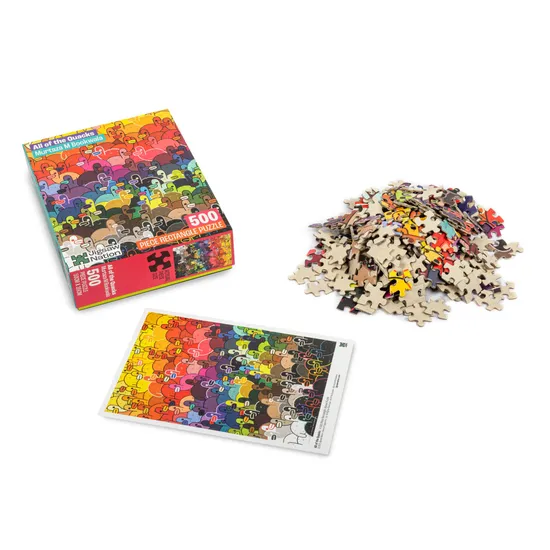 All of the Quacks - A 500 Piece Artist Jigsaw Puzzle by Murtaza M. Bookwala - Image 4