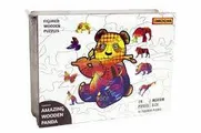 Amazing Wooden Panda - A 78 Piece Wooden Puzzles Jigsaw Puzzle - Thumbnail Image
