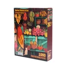 Market Woman & Cat - A 1000 Piece Artist Jigsaw Puzzle by Chaaya Prabhat - Image 1 Thumbnail