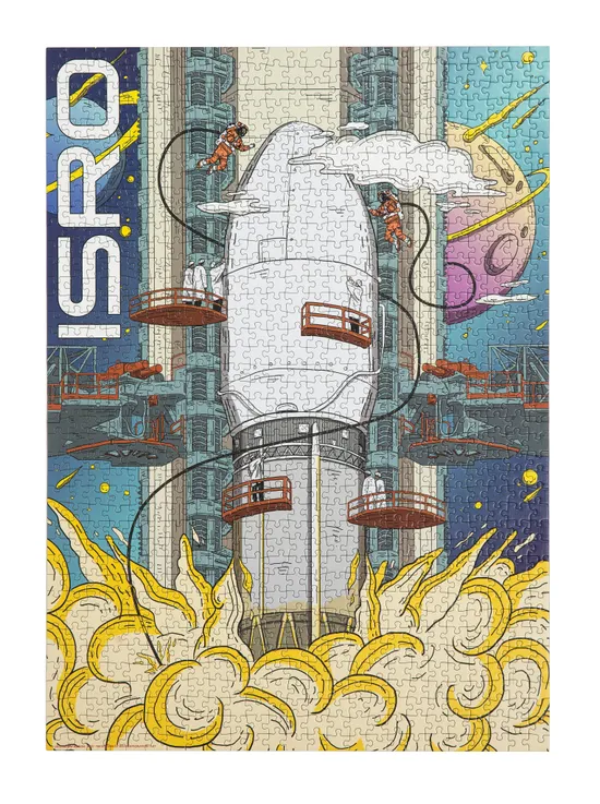 The Epitome of Space Exploration - A 1000 Piece ISRO Jigsaw Puzzle - Image 2