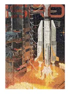 Night Launch GSLV MKII - A 500 Piece ISRO Jigsaw Puzzle by A47 - Image 2 Thumbnail