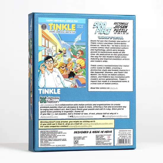 Classroom of Cartoons - A 500 Piece Tinkle Jigsaw Puzzle by Tinkle - Image 4