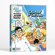 Classroom of Cartoons - A 500 Piece Tinkle Jigsaw Puzzle by Tinkle - Thumbnail Image