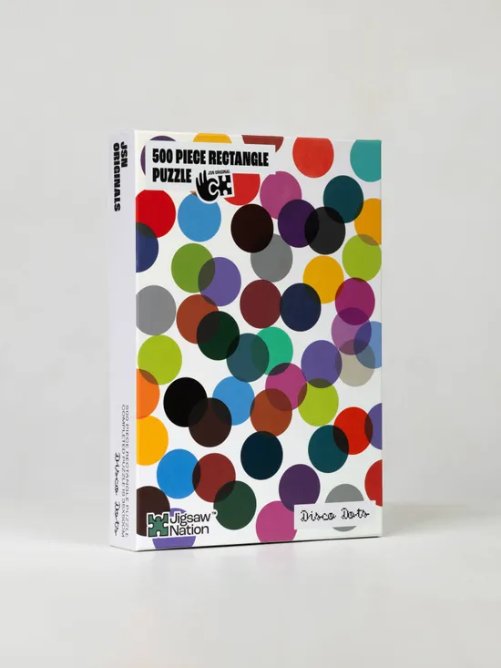 Disco Dots - A 500 Piece Pieceful Collection Jigsaw Puzzle by JSN Studio - Image 2