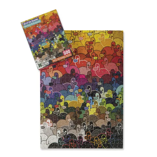 All of the Quacks - A 500 Piece Artist Jigsaw Puzzle by Murtaza M. Bookwala - Image 2