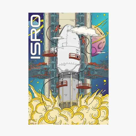 The Epitome of Space Exploration - A 1000 Piece ISRO Jigsaw Puzzle by A47 - Image 1