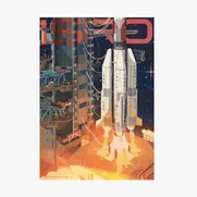 Night Launch GSLV MKII - A 500 Piece ISRO Jigsaw Puzzle by A47 - Thumbnail Image