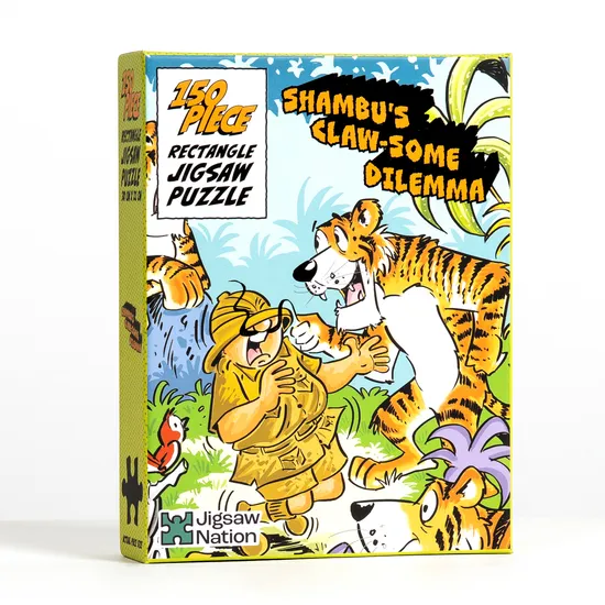 Shambhu's Claw-some Dilemma - A 150 Piece Tinkle Jigsaw Puzzle by Tinkle - Image 1