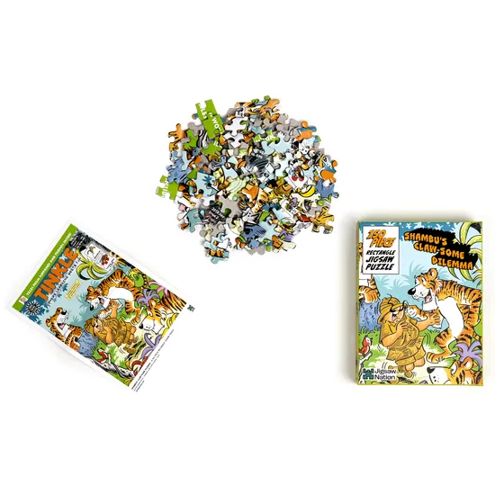 Shambhu's Claw-some Dilemma - A 150 Piece Tinkle Jigsaw Puzzle by Tinkle - Image 3