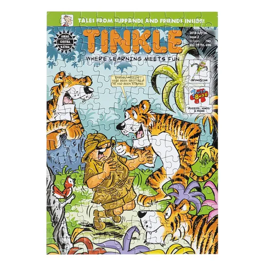 Shambhu's Claw-some Dilemma - A 150 Piece Tinkle Jigsaw Puzzle by Tinkle - Image 2