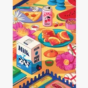 Scrumptious - A 1000 Piece Artist Jigsaw Puzzle by Muhammed Sajid - Thumbnail Image