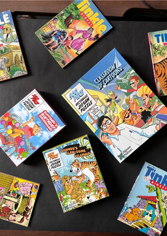 Reconnect with childhood nostalgia through Tinkle puzzles