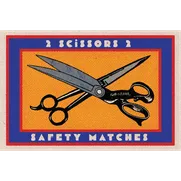 2 Scissors 2 - A 99 Piece Matchbox Jigsaw Puzzle by Murtaza M. Bookwala - Thumbnail Image