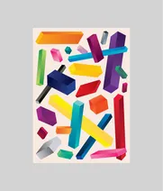 Cubical Cascade - A 1000 Piece Pieceful Collection Jigsaw Puzzle by JSN Studio - Thumbnail Image