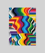 Chromatic Waves - A 1000 Piece Pieceful Collection Jigsaw Puzzle by JSN Studio - Thumbnail Image
