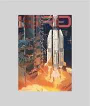 Night Launch GSLV MKII - A 500 Piece ISRO Jigsaw Puzzle - Thumbnail Image