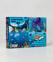 Aqua Adventure - 4 in 1 - A 35 Piece Kids JSN Junior Jigsaw Puzzle - Thumbnail Image