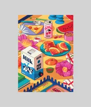 Scrumptious - A 1000 Piece Artist Jigsaw Puzzle by Muhammed Sajid - JSN-MS-SCRM-001 - Thumbnail Image